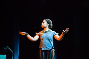 Kuvassa Laura Eklund Nhaga / Kuva: Dorit Salutskij